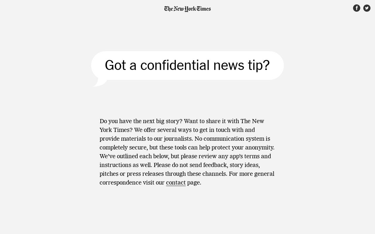 Screenshot von nytimes.com
