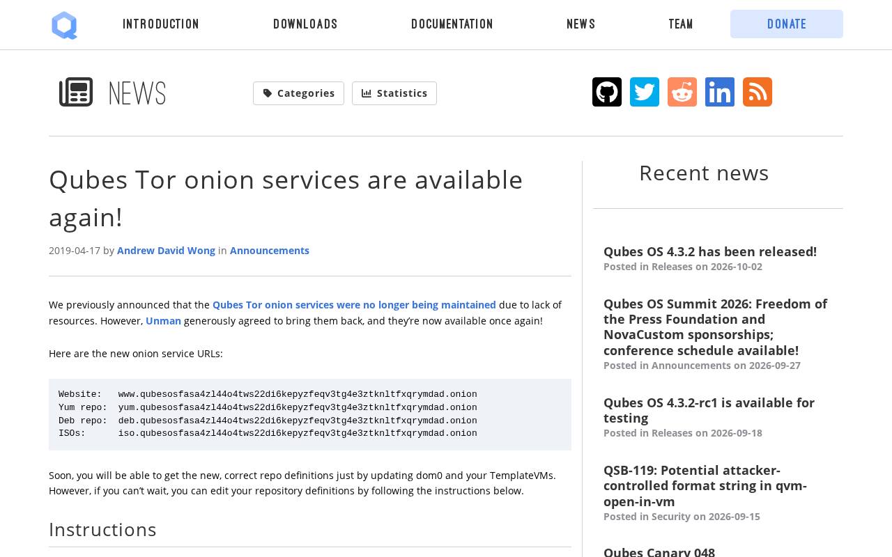 Screenshot of qubes-os.org